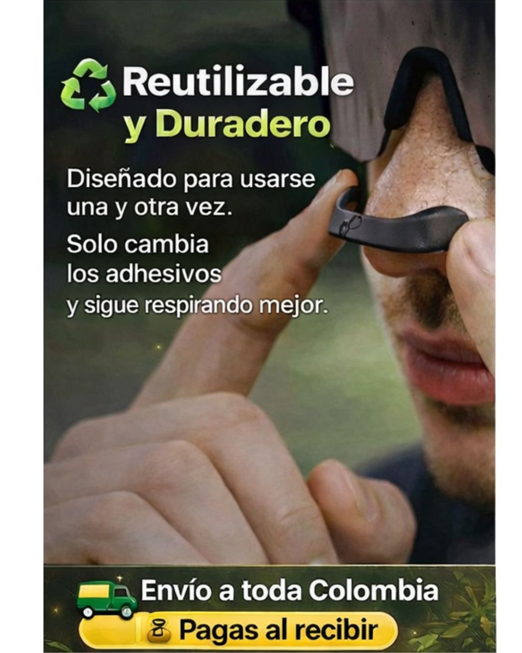 Dilatador Nasal Magnético - Respira mejor en segundos