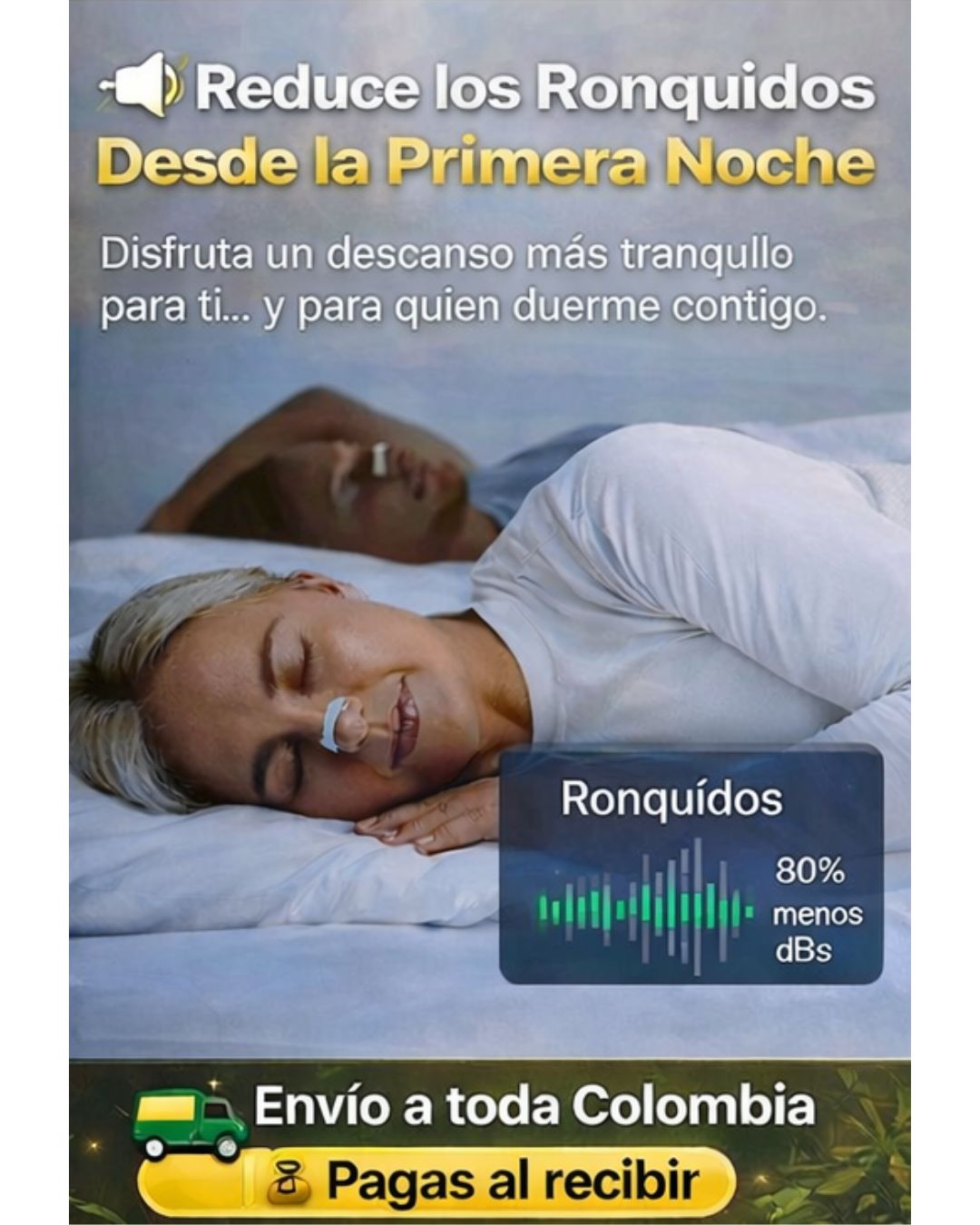 Dilatador Nasal Magnético - Respira mejor en segundos