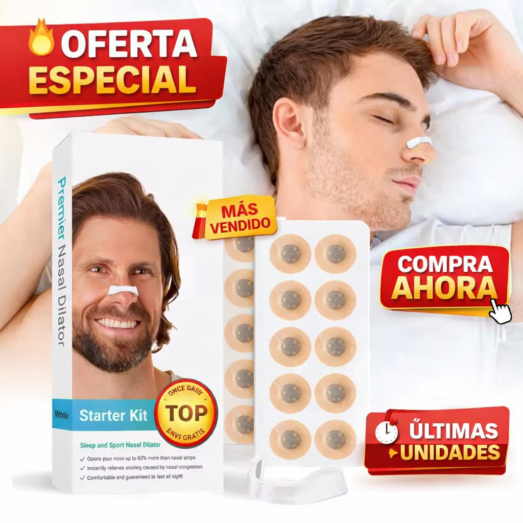 Dilatador Nasal Magnético - Respira mejor en segundos